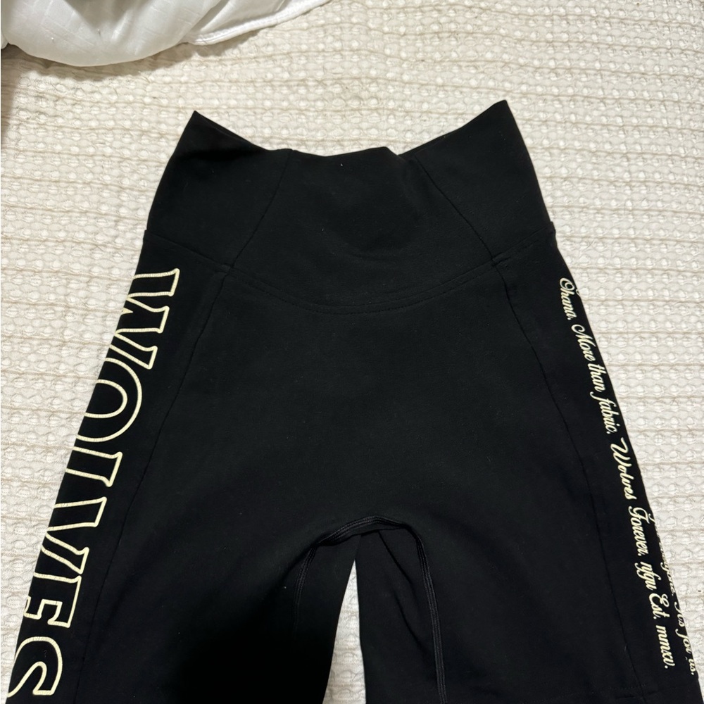 Black Wolves Kids Leggings